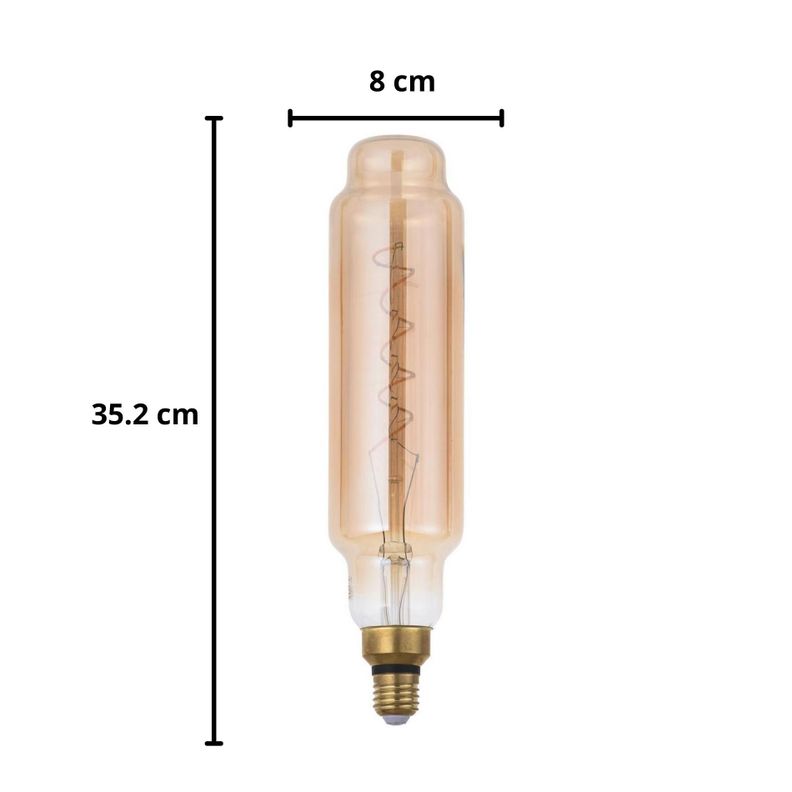 Set De 2 Ampolleta Led Filamentos E27 8w Luz Cálida-1