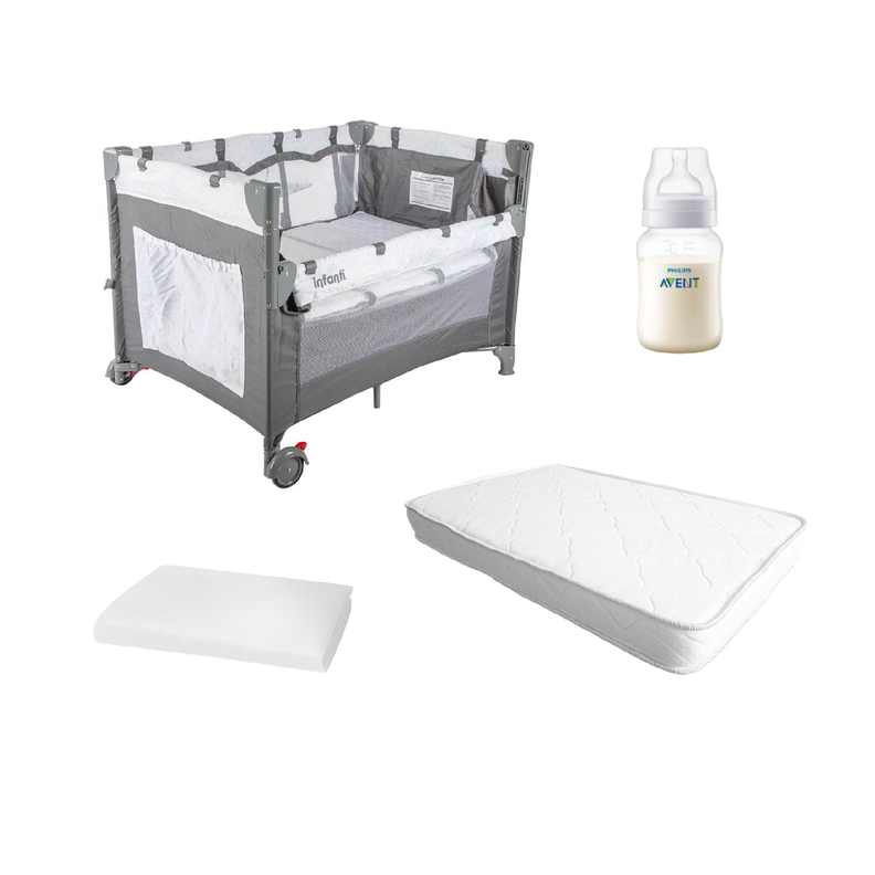 Cuna Colchón Snooze Protector Playard Always Together regalo-0
