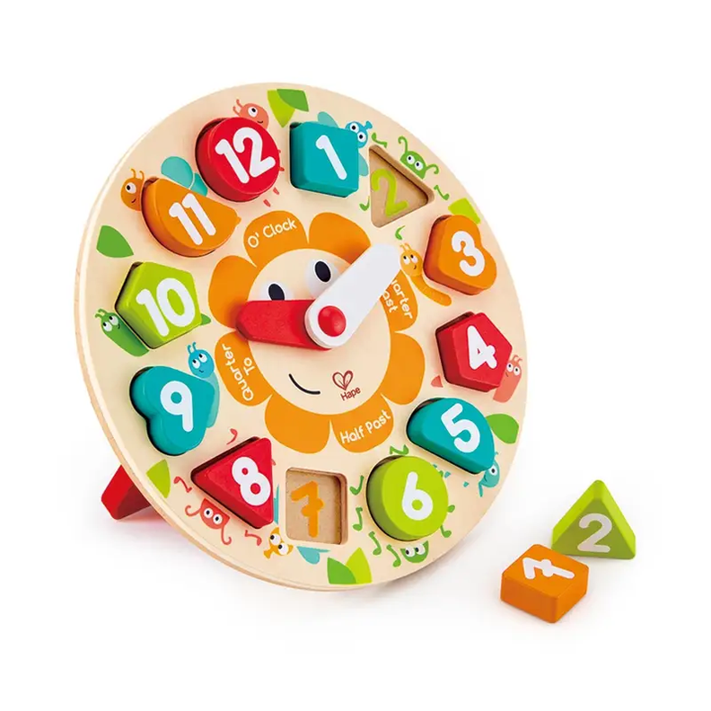 Reloj didáctico Multicolor Desarrollo más Alfombra puzzle-1