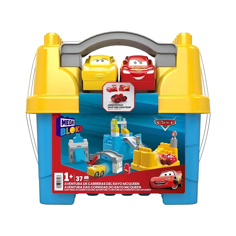 MEGA BLOKS JUGUETE DE CONSTRUCCIÓN CARS AVENTURA CARRERAS MCQUEEN-0