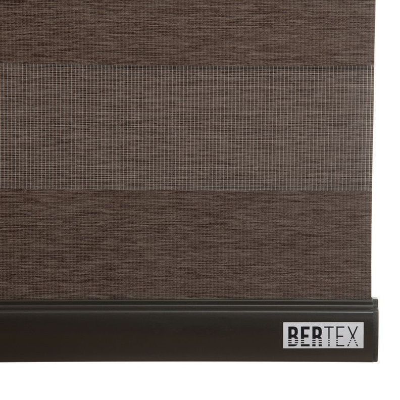 Cortina Roller Dúo Blackout 140x235 cm Café Oscuro-3