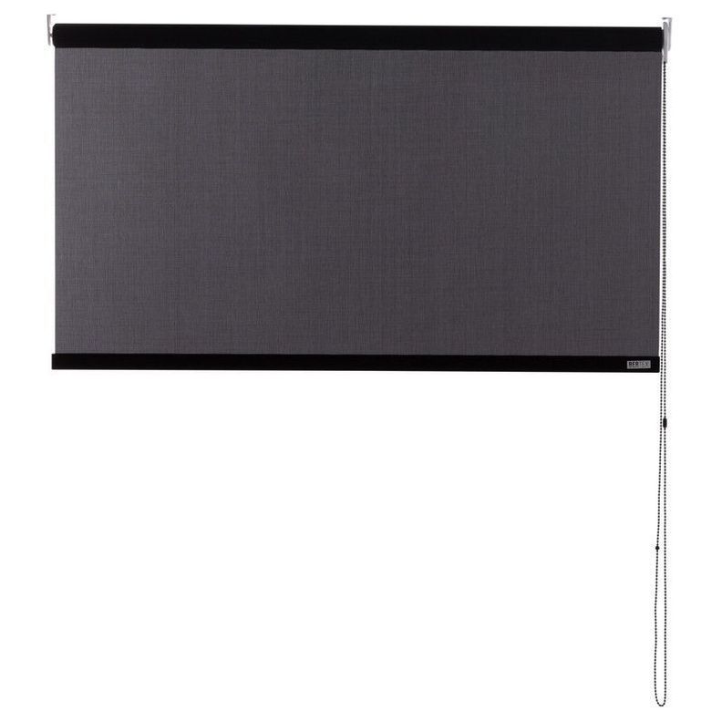 Cortina Roller Sunscreen 110x240 cm Negra-3