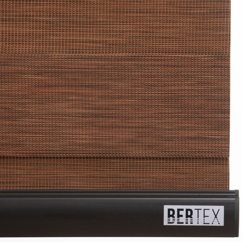 Cortina Roller Dúo Traslúcido 80x235cm Café Claro-3
