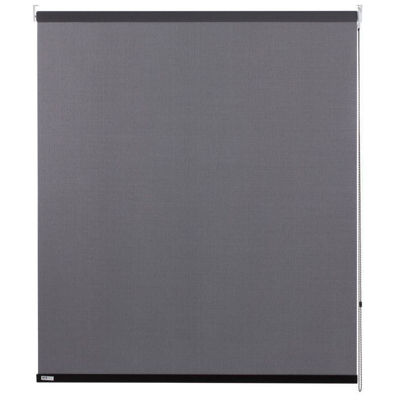 Cortina Roller Sunscreen 90x240 cm Gris Oscura-2
