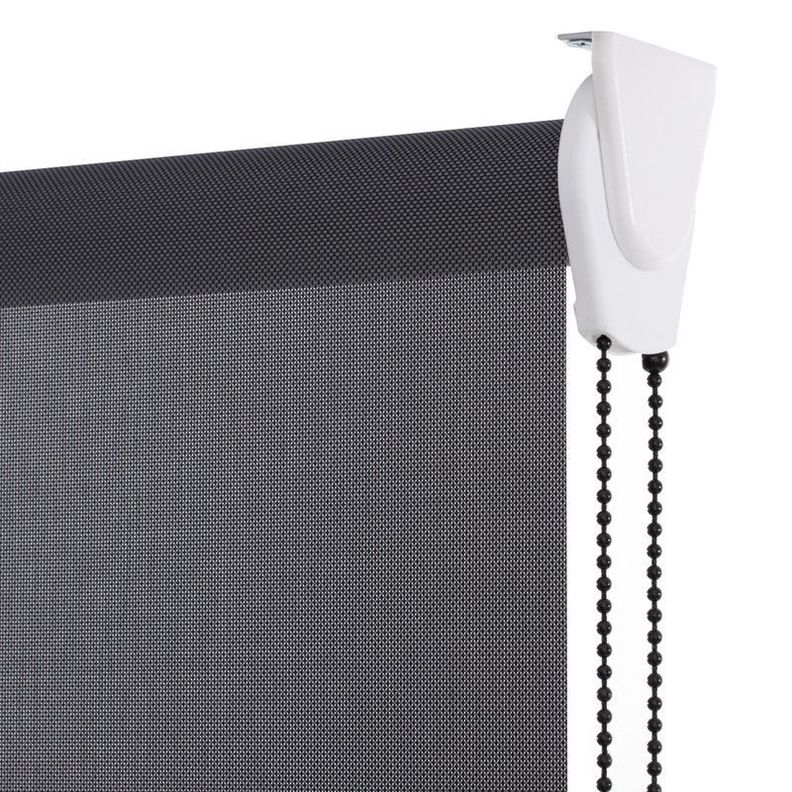 Cortina Roller Sunscreen 90x240 cm Gris Oscura-0