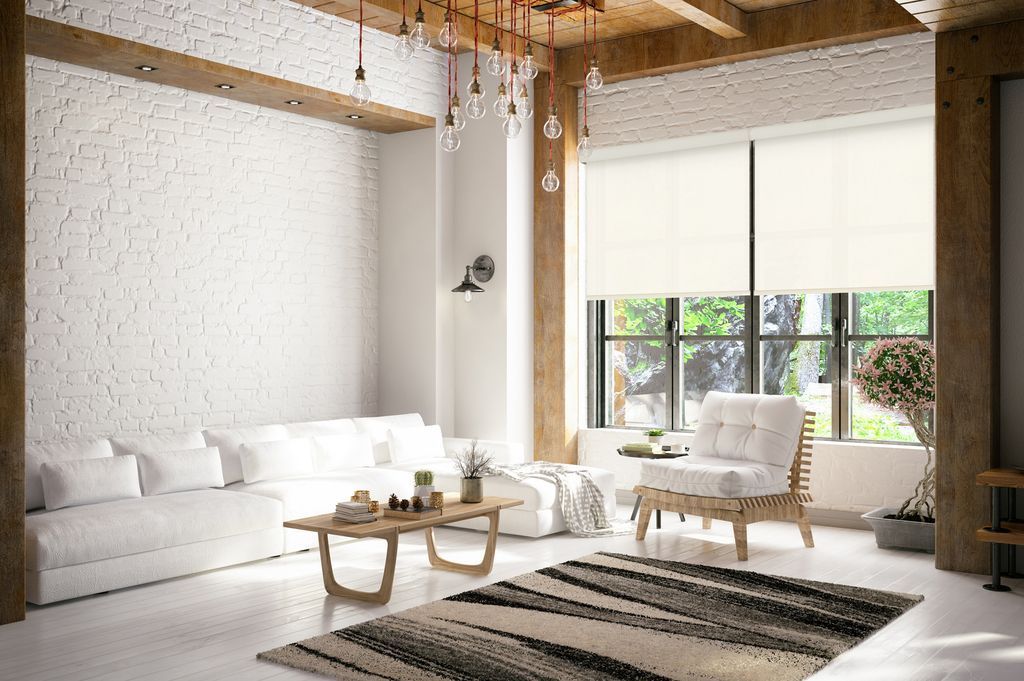 Cortina Roller Sunscreen 120x240 cm Blanca-5
