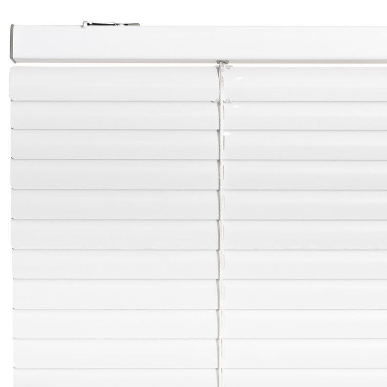 Mini persiana 25 mm blanca 120x140 cm Blanco