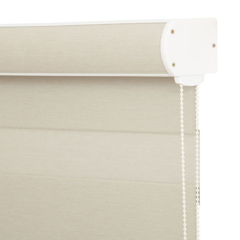 Cortina Roller Dúo Blackout 170x235 cm Beige-2