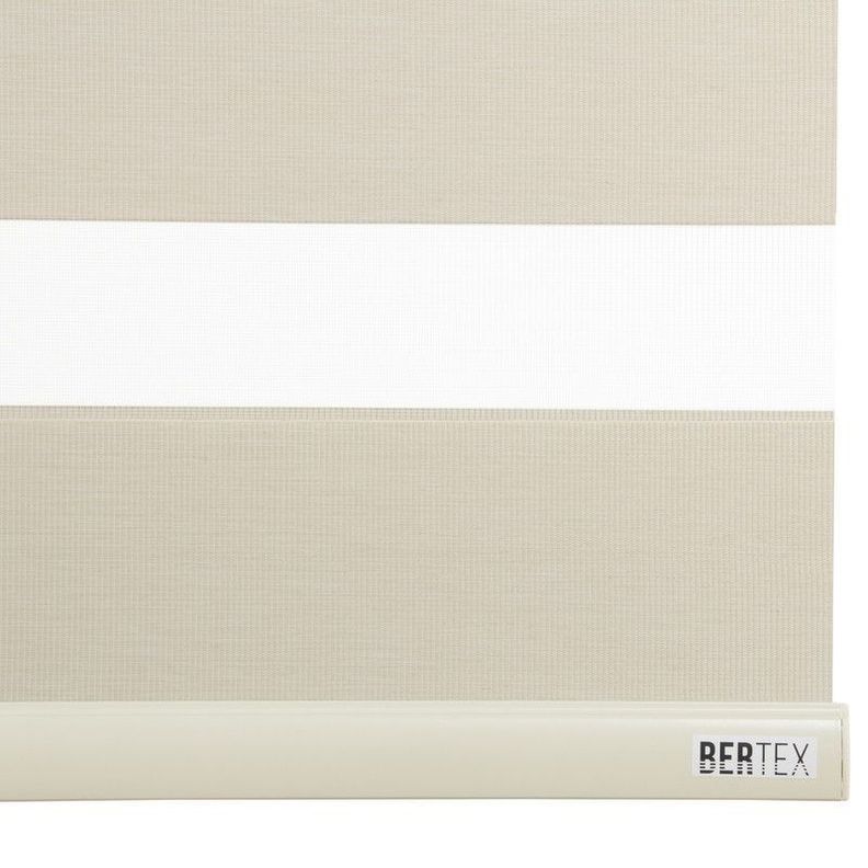 Cortina Roller Dúo Blackout 170x235 cm Beige-3