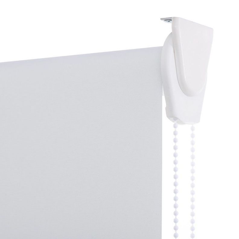 Cortina Roller Blackout 105x170 cm Blanca Blanco