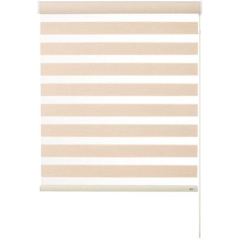 Cortina Roller Dúo Traslúcido 110x235 cm Beige-1
