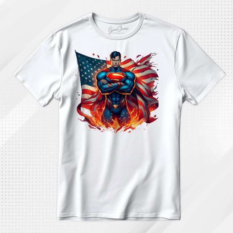 POLERA SUPERMAN - DIBUJO Gprodis-0