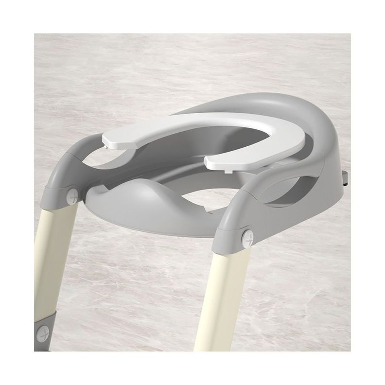 Asiento Escalera Adaptador De Baño para Niño Gris-5