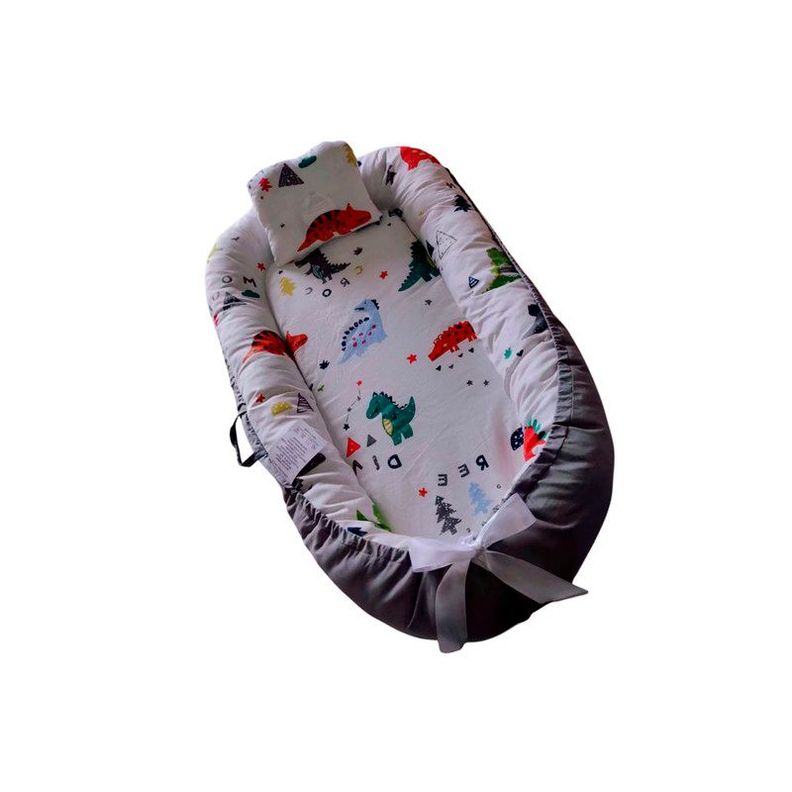 Cama Cojín Nido Colecho Con Almohada De Algodón Reforzada D8-1