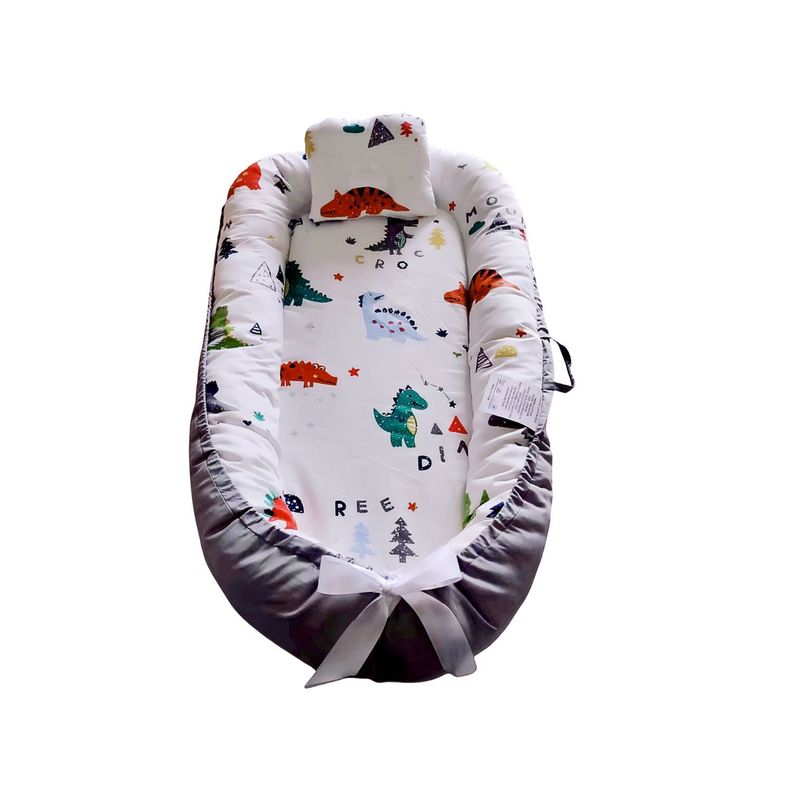 Cama Cojín Nido Colecho Con Almohada De Algodón Reforzada D8-0