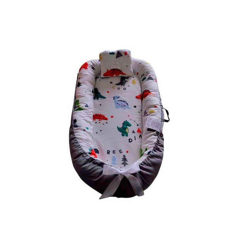 Cama Cojín Nido Colecho Con Almohada De Algodón Reforzada D8-2