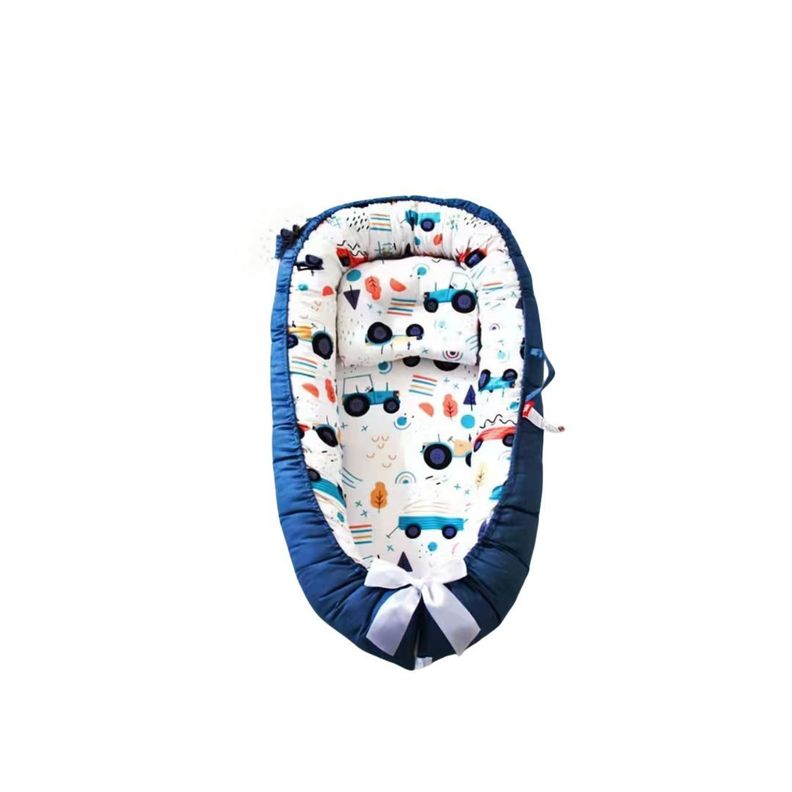 Cama Cojín Nido Colecho Con Almohada De Algodón Reforzada D7-0