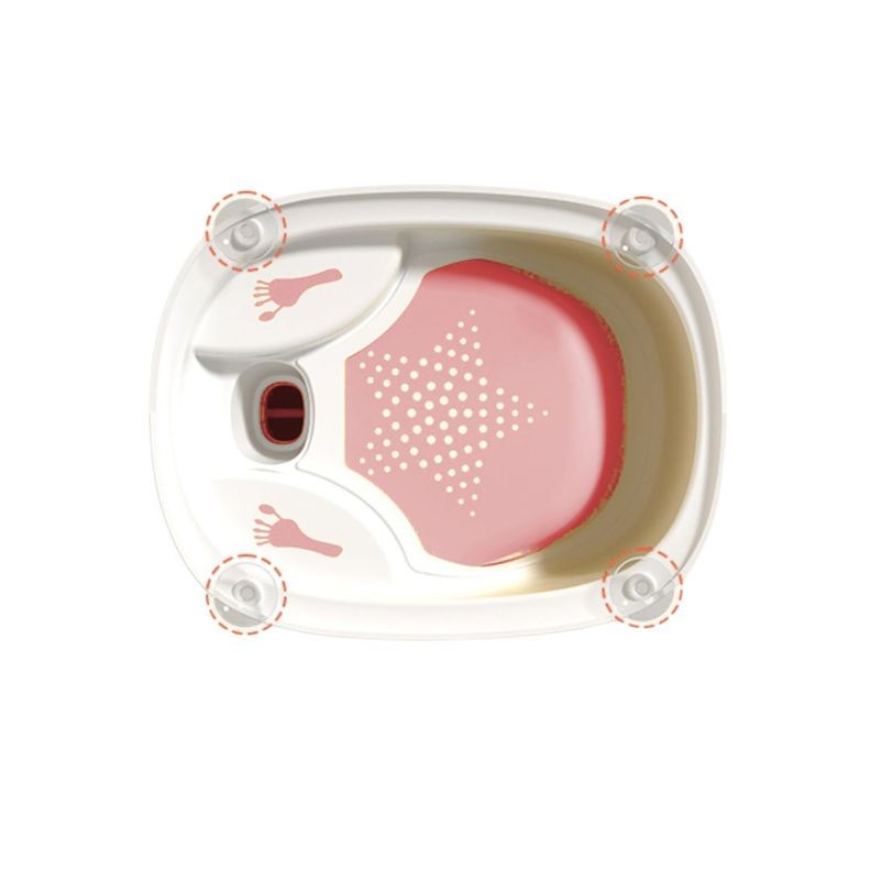 Silla de Ducha o Asiento de Baño para Bebé Rosado-1
