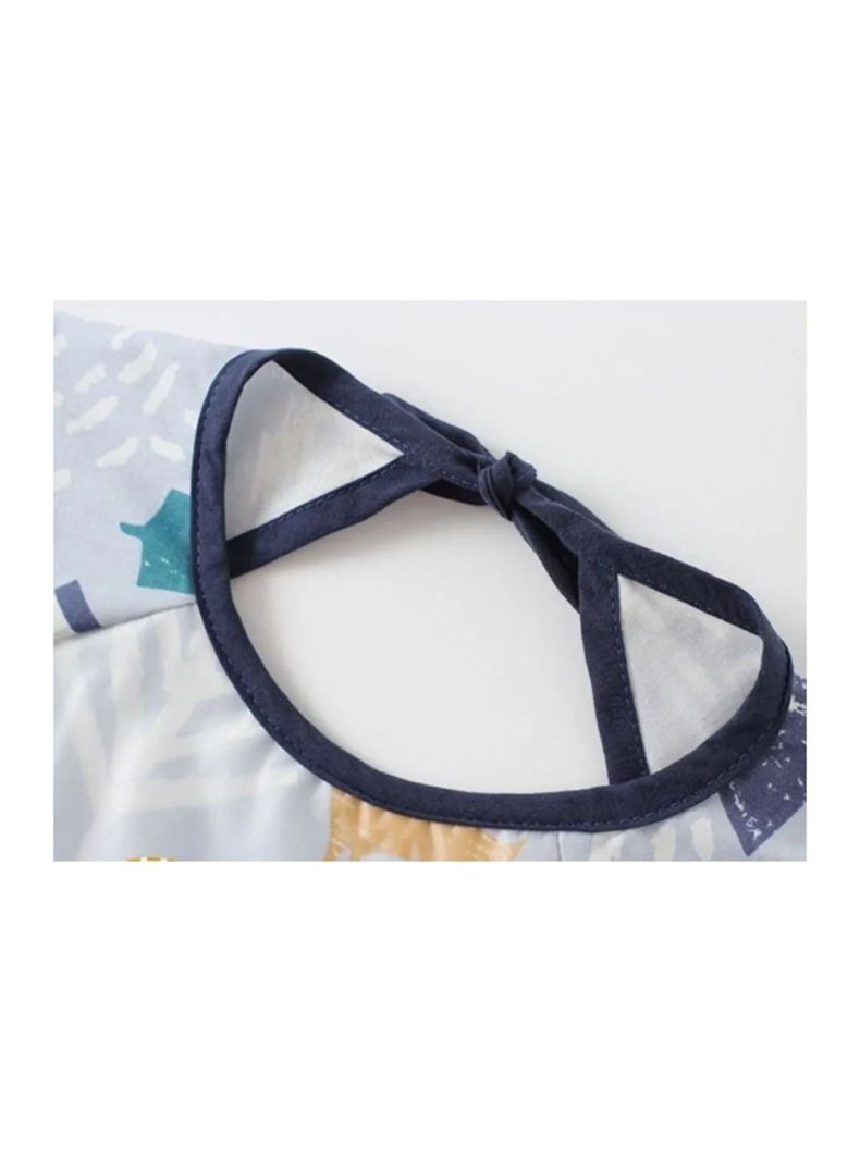 Delantal Impermeable Manga Larga  para Niños Verde-2
