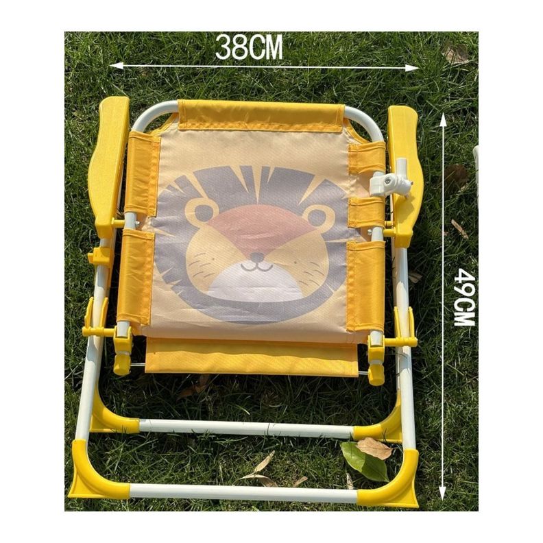 SILLA PLEGABLE PARA NIÑOS CON SOMBRILLA PARA CAMPING LEÓN-3