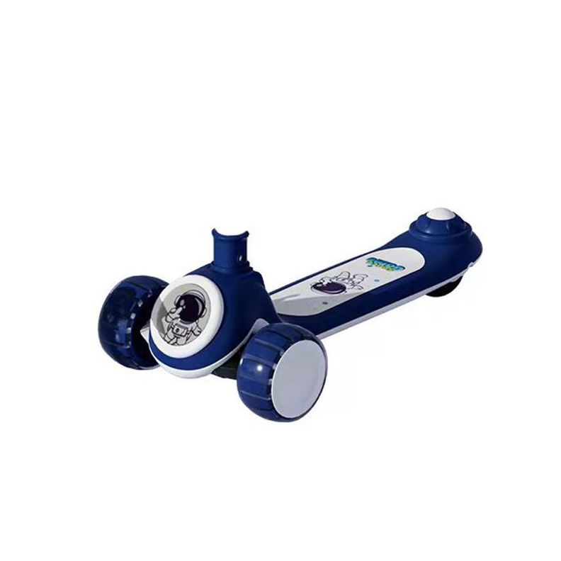 Scooter 2 En 1, Rueda Con Luz Y Sonido, Spaceman Azul-4