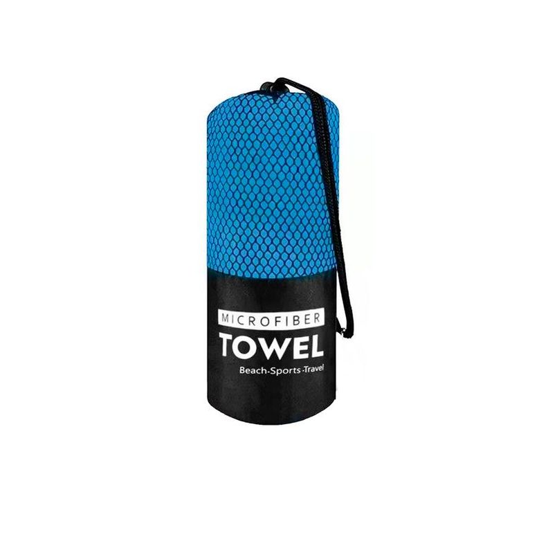 Toalla Microfibra de Deporte, Baño, Viaje, 3 Pcs Celeste-1