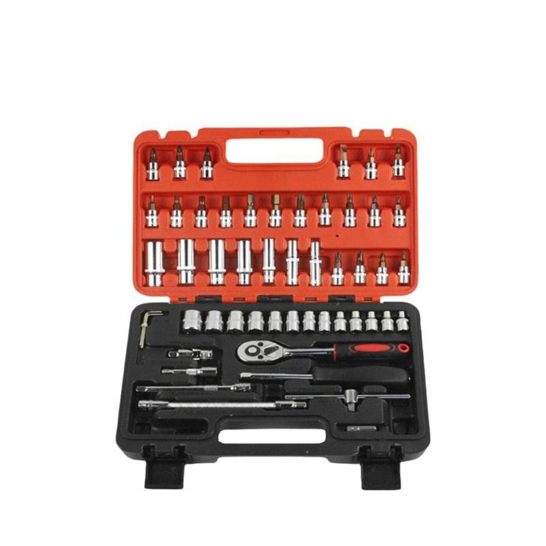 Juego Caja Set Dados Con Chicharra 1/4 53 Piezas-1