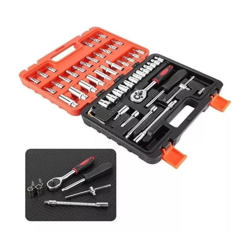 Juego Caja Set Dados Con Chicharra 1/4 53 Piezas-2