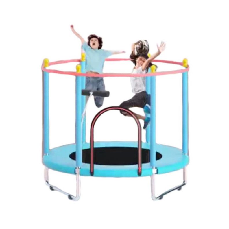 Mini Trampolín Cama Elástica 1.4M Para Niño Celeste-0