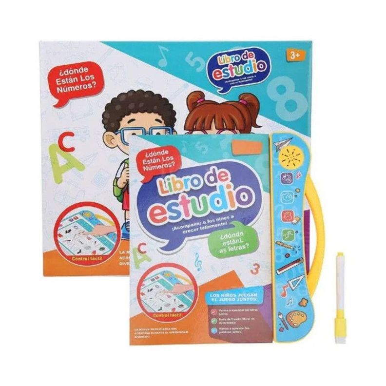 Libro Didactico Interactivo Aprendizaje Bilingue Para Ninos Surtido [ 999 ]
