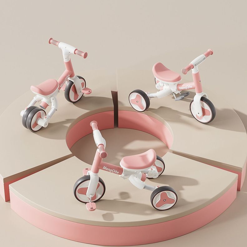 Triciclo Andador Bicicleta De Equilibrio 3 En 1 Para Ninos Rosado Claro