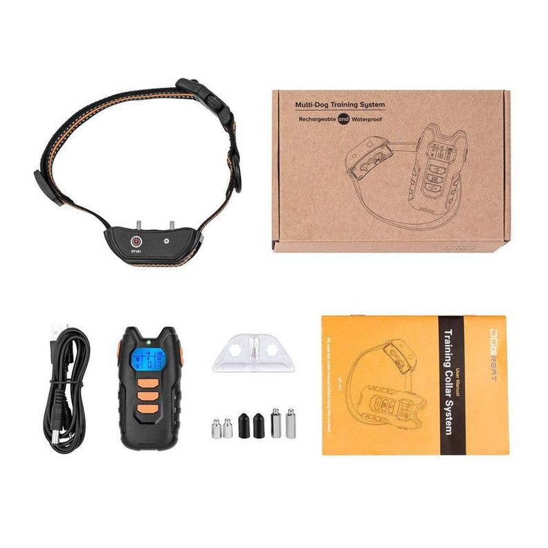 Collar de Entrenamiento para Perros 300mt 8 Niveles Azul-2