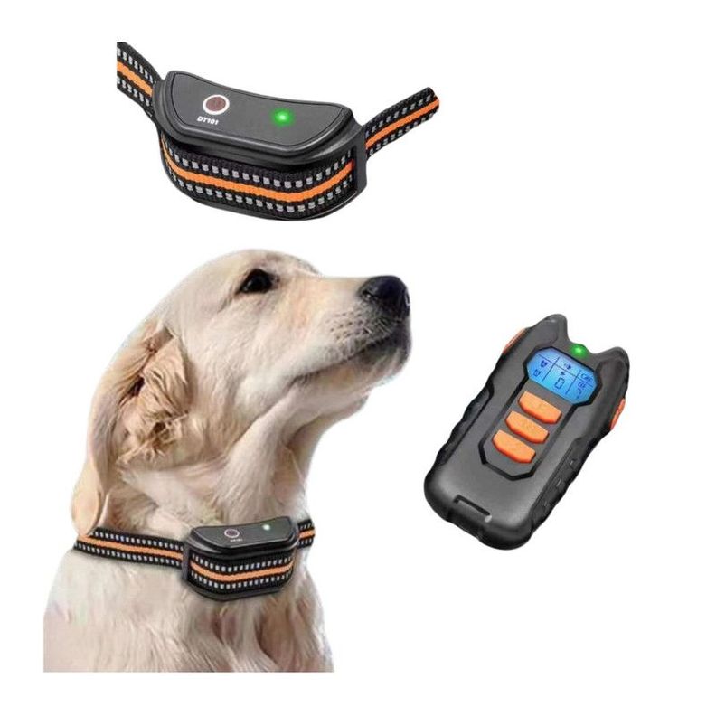 Collar de Entrenamiento para Perros 300mt 8 Niveles Azul-3