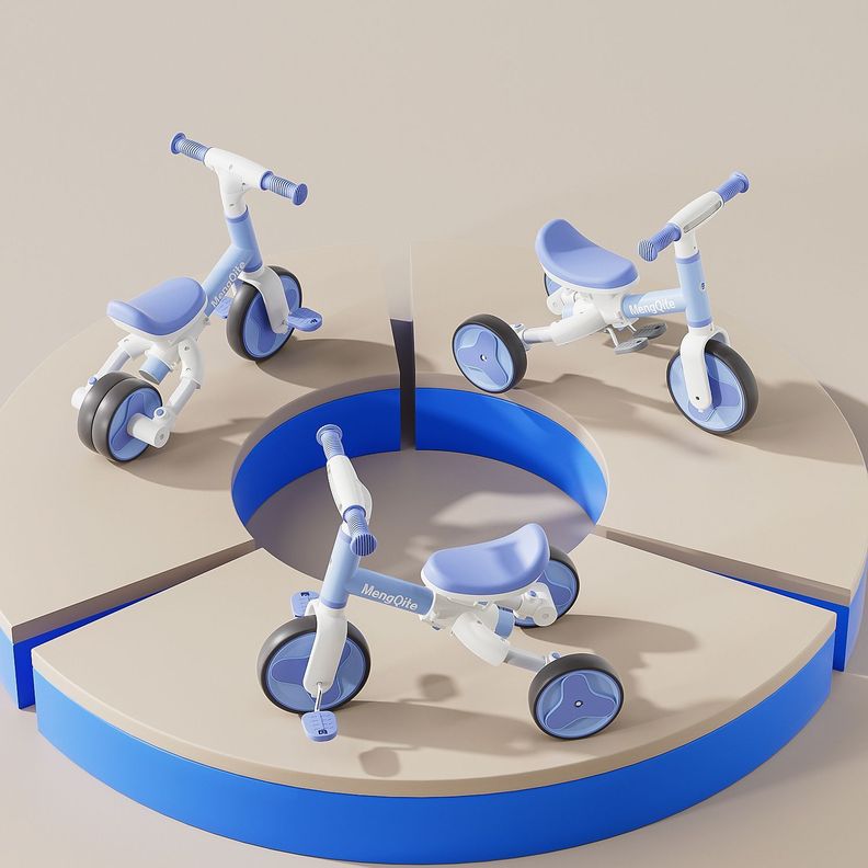 Triciclo Andador Bicicleta De Equilibrio 3 En 1 Para Ninos Azul