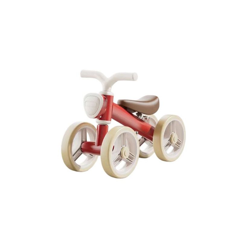 Andador Correpasillos 4 Ruedas De Equilibrio Premium Con Luz Y Musica Rojo