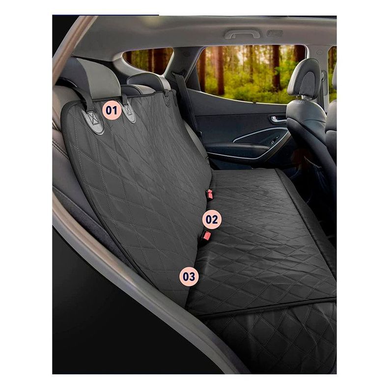 Funda Cubre Asiento Autos Impermeable para Mascotas-3