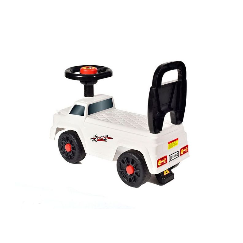 Auto Correpasillos y Andador Infantil con Sonido Blanco-3