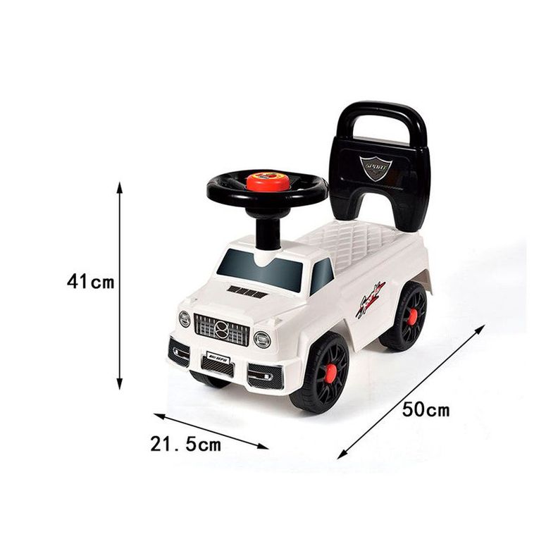 Auto Correpasillos y Andador Infantil con Sonido Blanco-4
