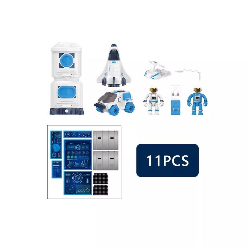 Juguete Niños Exploración Espacial, 11 Piezas-2