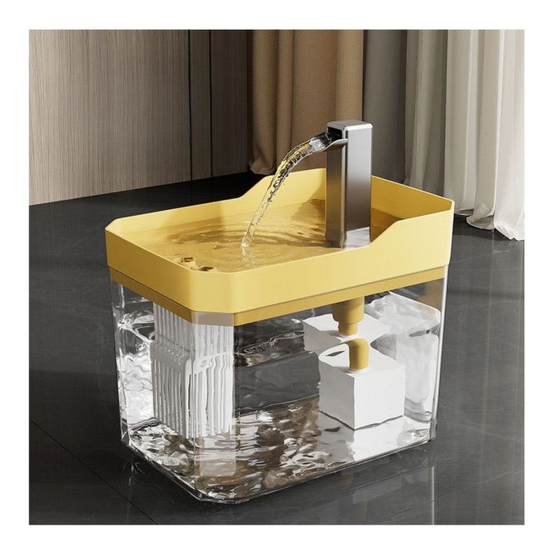 Bebedero Fuente para Mascotas Agua filtrada Gris-0
