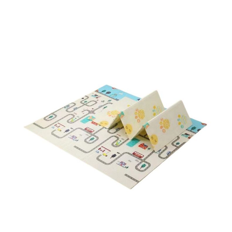 Corral Gimnasio de Juego Bebé con alfombra y Juegos, 150*180*65cm Gris-4