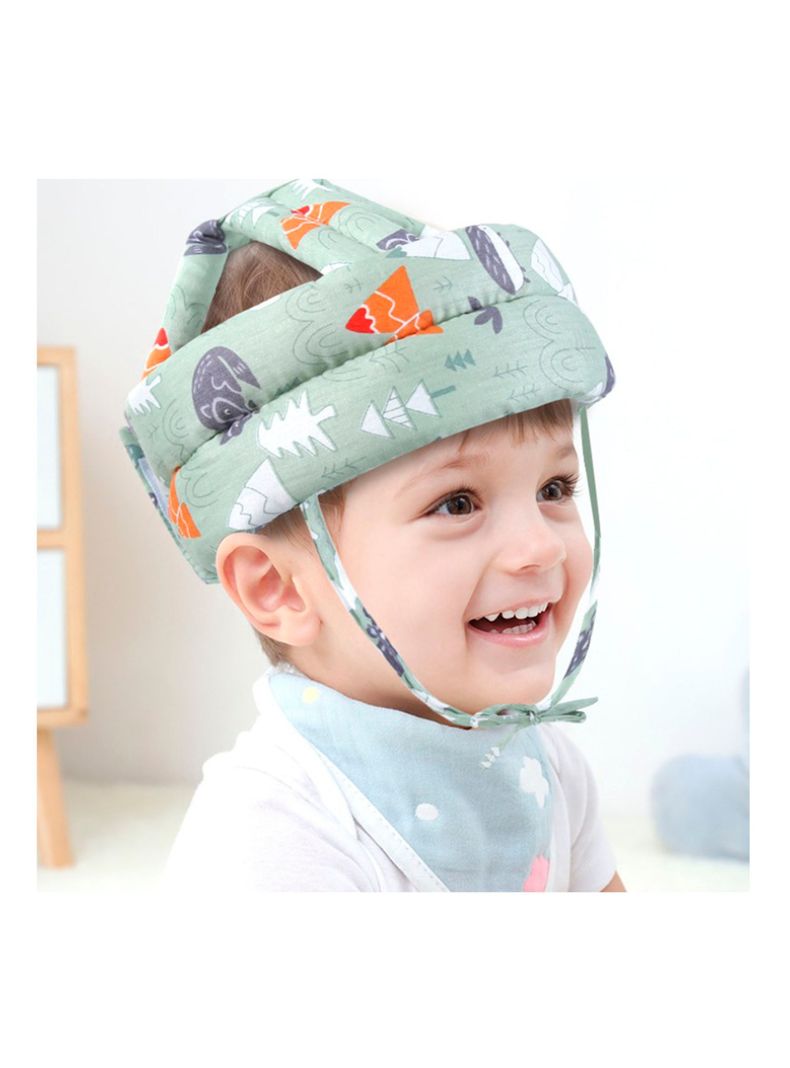 Casco Gorro Protector Anti golpes Acolchado para Bebe Rosado-3