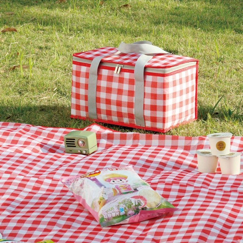 Canasta Cesta Térmica para Picnic Playa y Camping-2