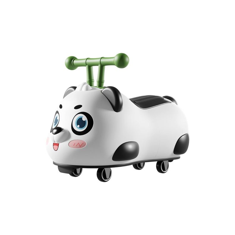 Correpasillos Auto Andador Infantil con Luces y Música Oso Panda Negro-0