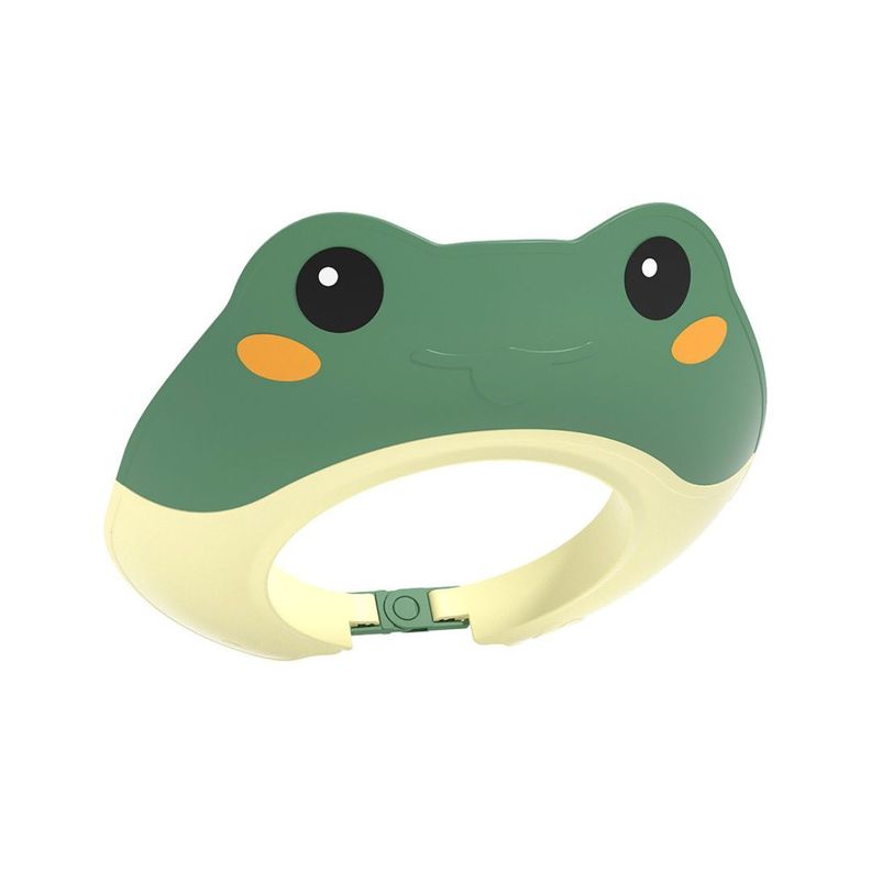 Gorro de Baño Visera de Ducha Animal para Bebé Verde-0