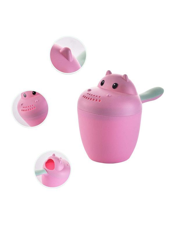 Regadera de Baño y Juego Acuático HIPPO para Niños Rosado-1