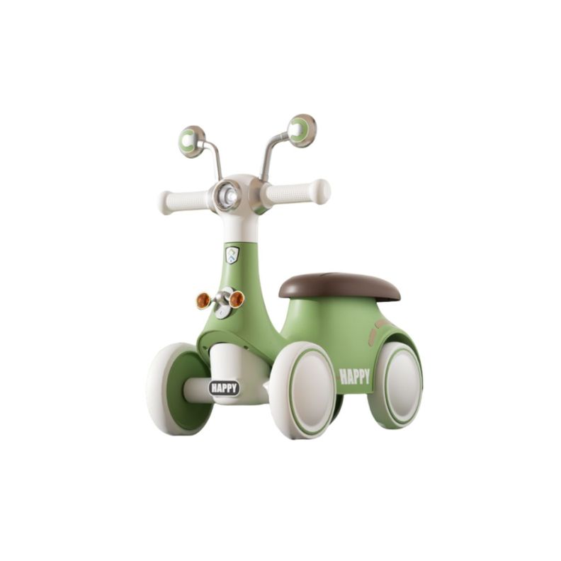 Correpasillos Auto Andador Infantil con Luces y Música Caracol Verde-0