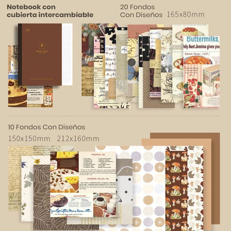 Libreta 256 Pág. Incluye 155 Piezas Para Anotar Y Destacar-1