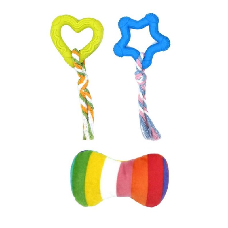 Set de 18 Juguetes para Mascotas Diversión Asegurada-1