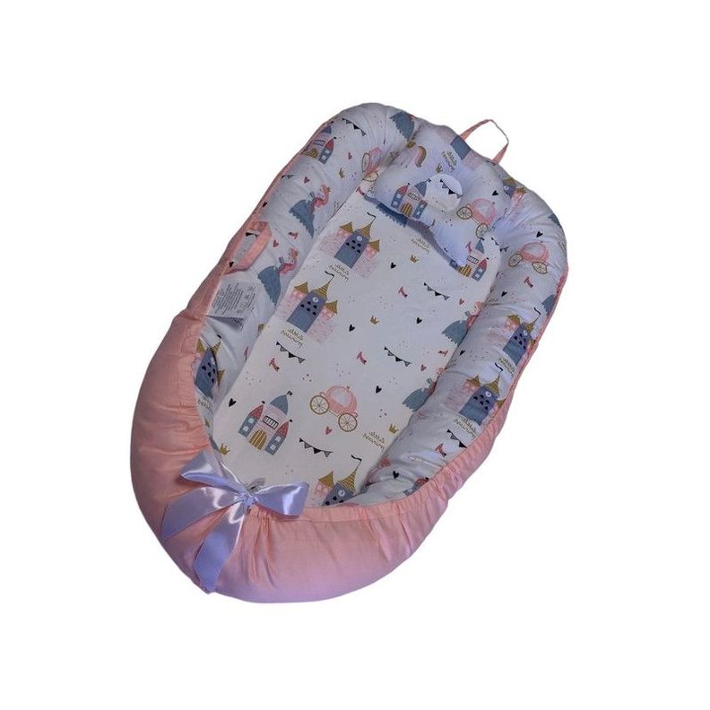 Nido Colecho Cama Bebé con Almohada D9-2
